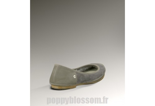 Boutique en ligne Discount Ugg-115 Elen Gris Ballerines